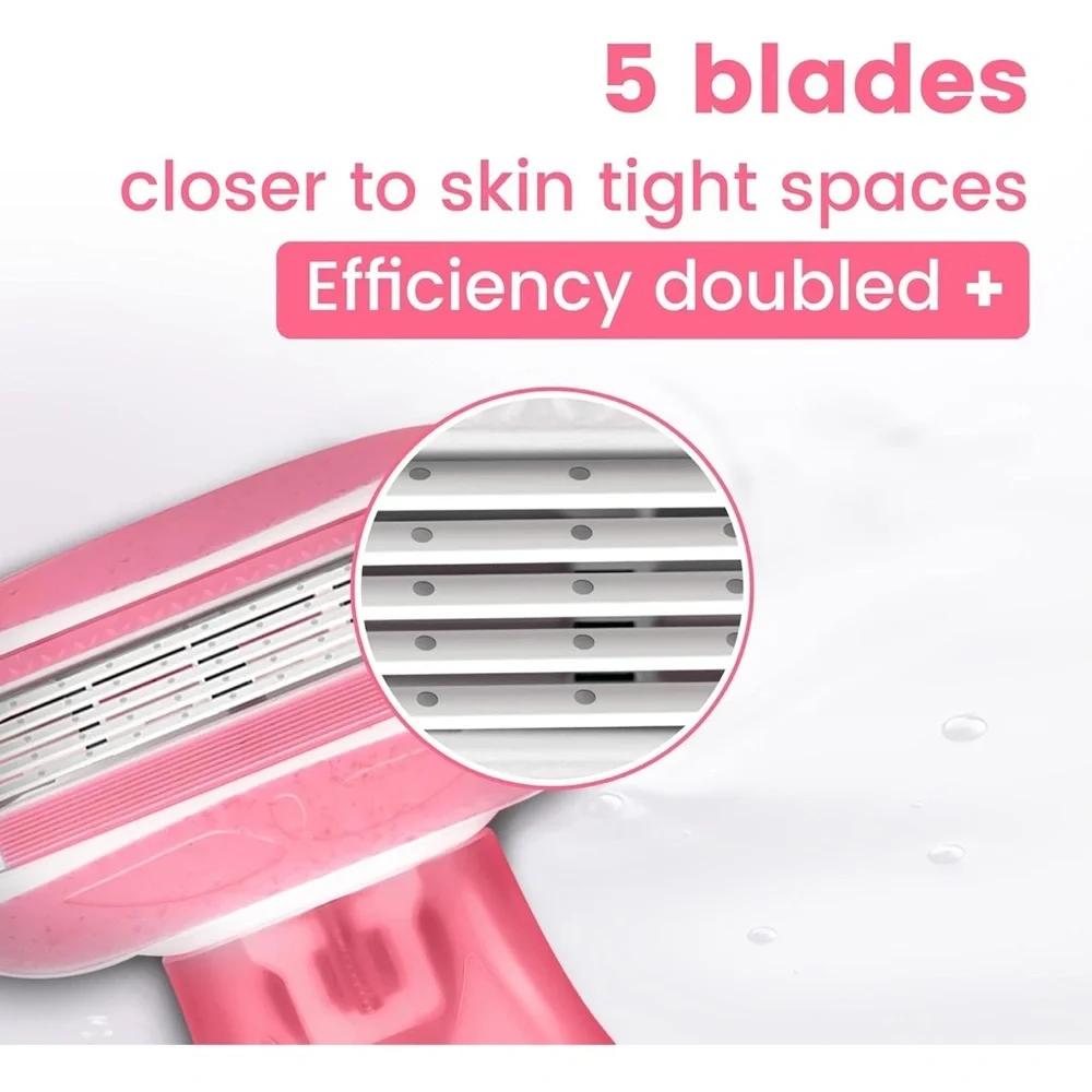 🪒Compact Portable Travel Mini Razor Case 5-Blades